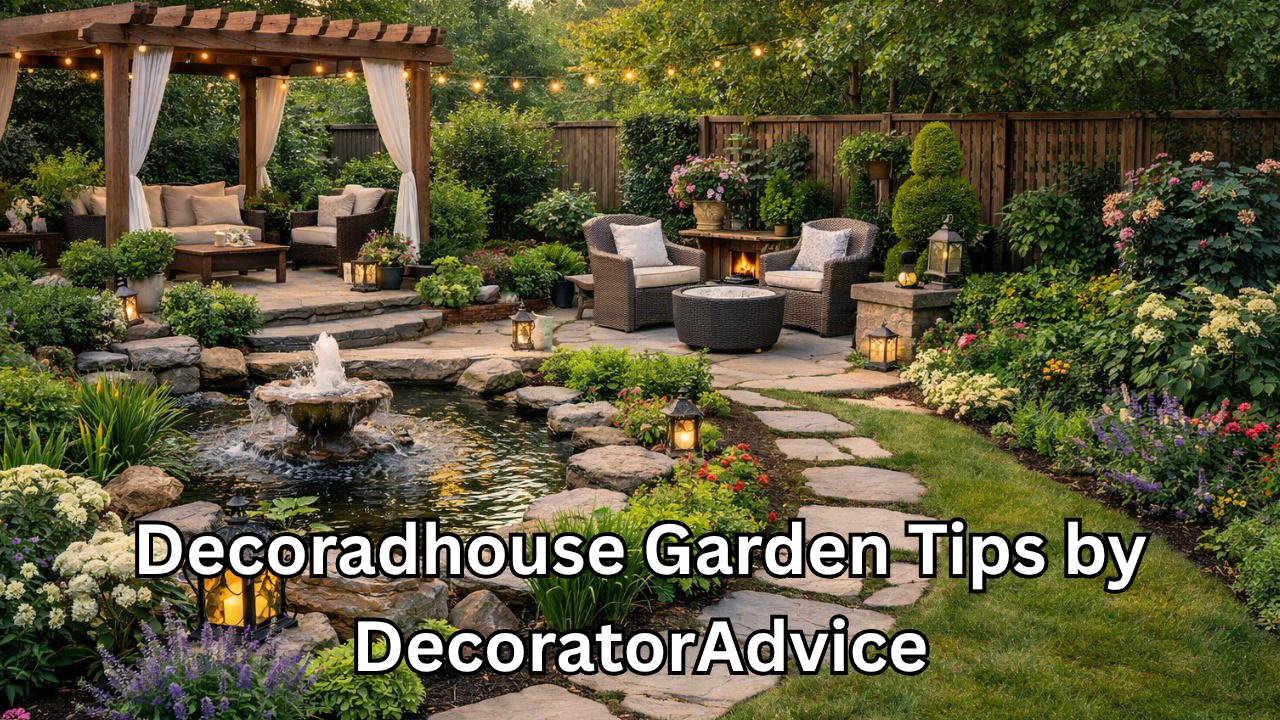 Decoradhouse Garden Tips by DecoratorAdvice: Transform Your Outdoor Space with Style