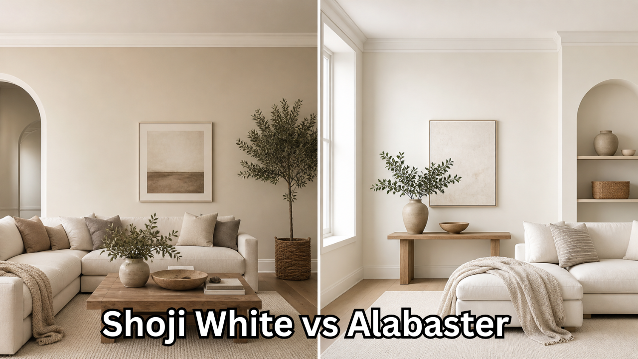 Shoji White vs Alabaster: Which Paint Color Is Best for Your Home?